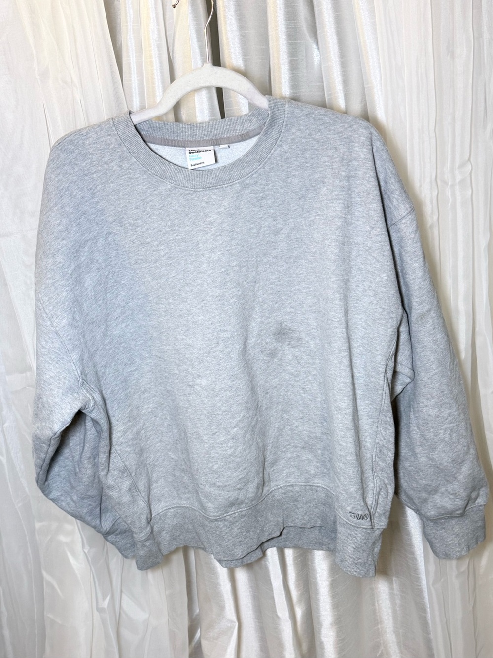 TNA Light Grey Crewneck Sweatshirt
